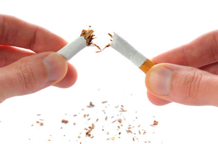 Stop smoking, break the habit